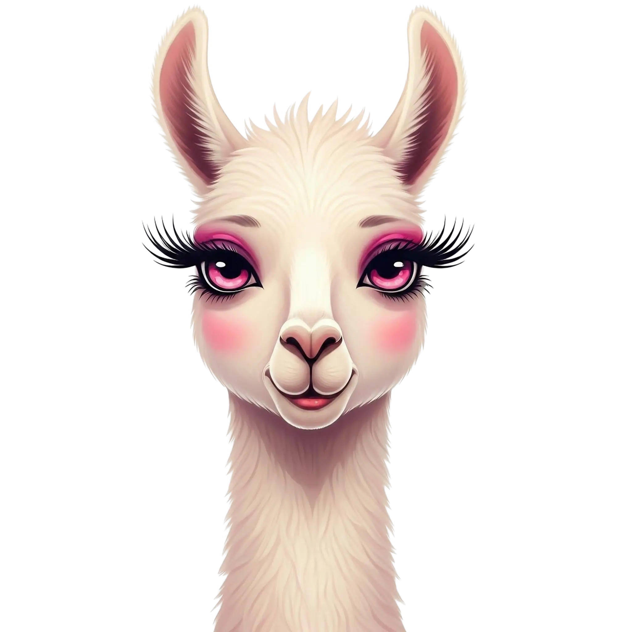 Romantic Roma Llama mascot